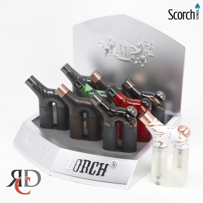 SCORCH TORCH TUBE SHAPE W/ 45 DEG TORCH 9CT/ DISPLAY